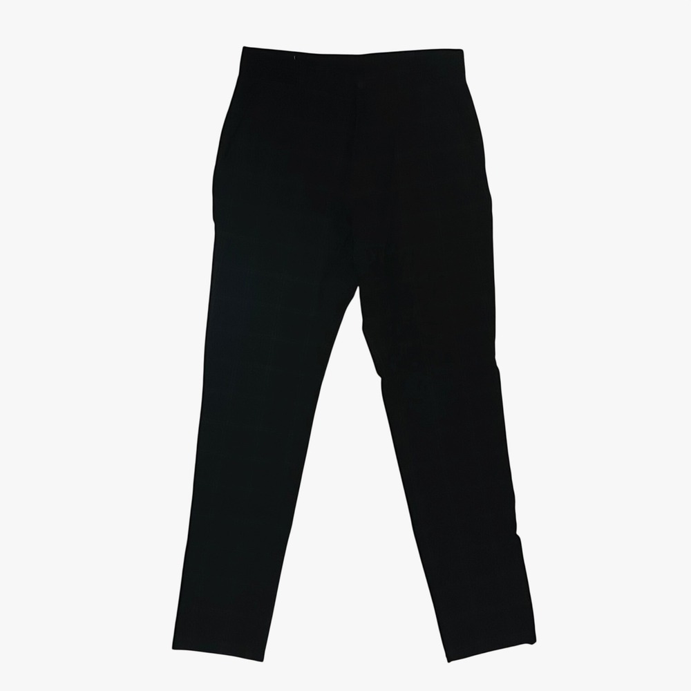Zara Trousers Size S Black Plaid Pants‎ Mens
